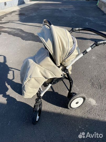 Коляска 2 в 1 эко кожа