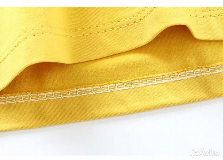 Футболка детская белая и Жёлтая новая