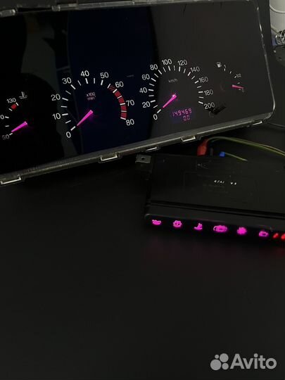Приборка на ваз 2110 Ваз щиток шкала пересвет
