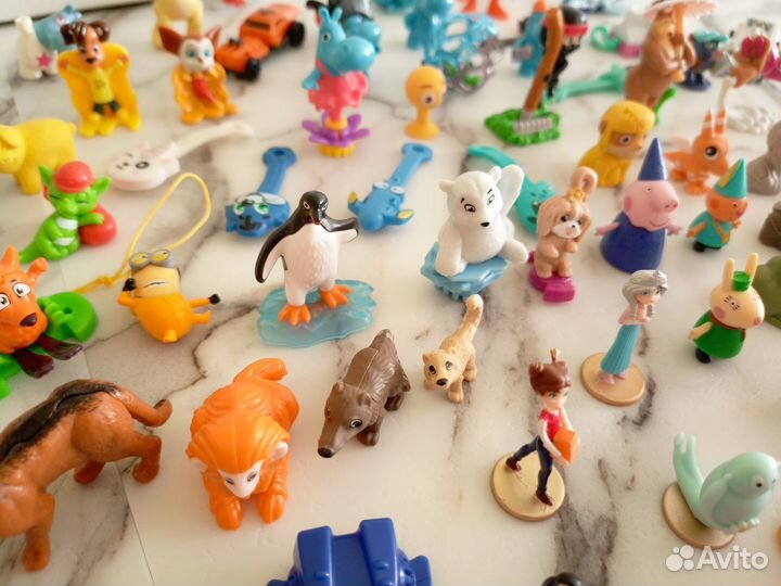 Игрушки из киндер сюрприз разные