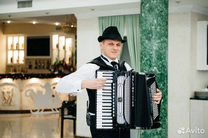 Музыкант артист аккордеонист баянист гармонист