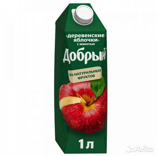 Опт - Сок Добрый Деревенские Яблочки 1л