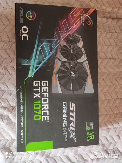 Видеокарта gtx 1070 8 gb