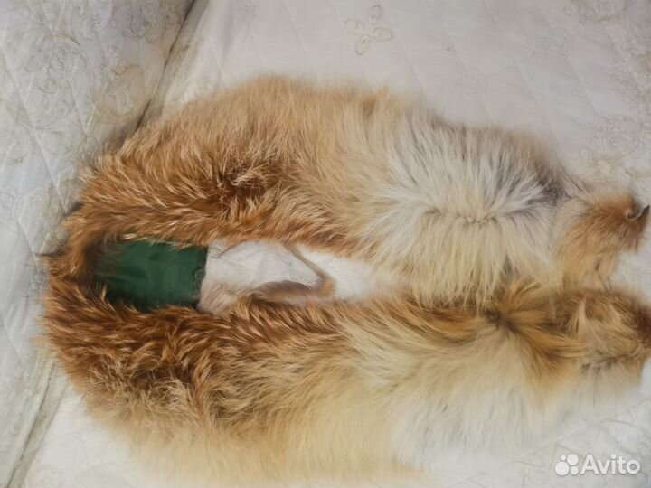 Меховой воротник лиса