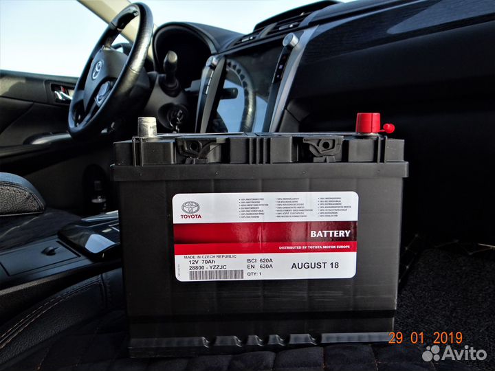 Аккумулятор на любую Toyota Тойота
