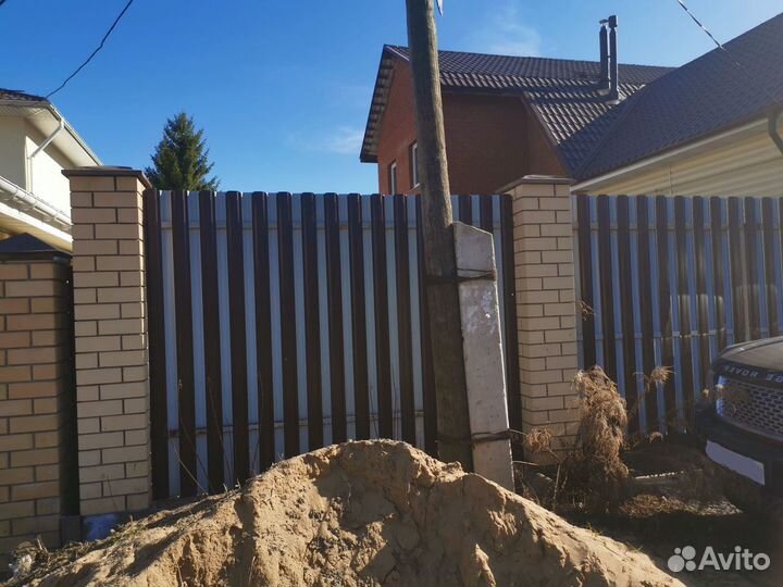 Забор для дома