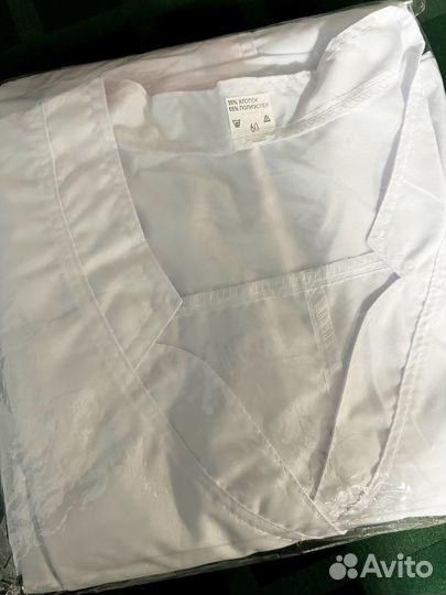 Белый медицинский халат60