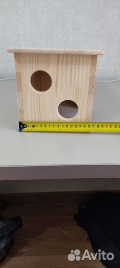 Домик деревянный для грызунов
