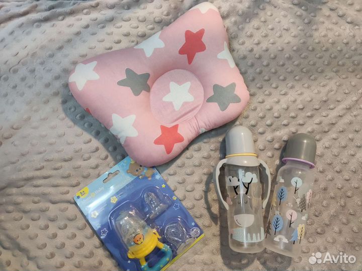 Нимблер, подушка бабочка и 2 бутылочки