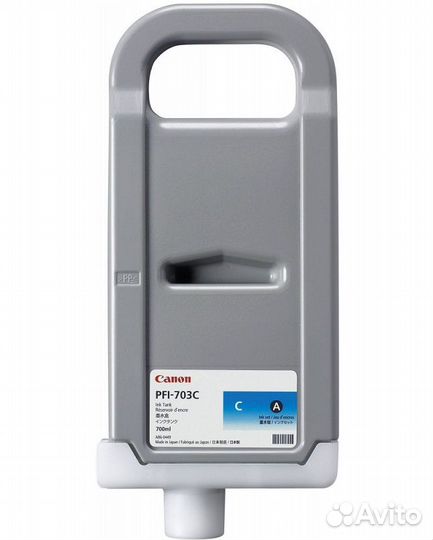 Картридж струйный Canon (PFI-703C) голубой для IPF