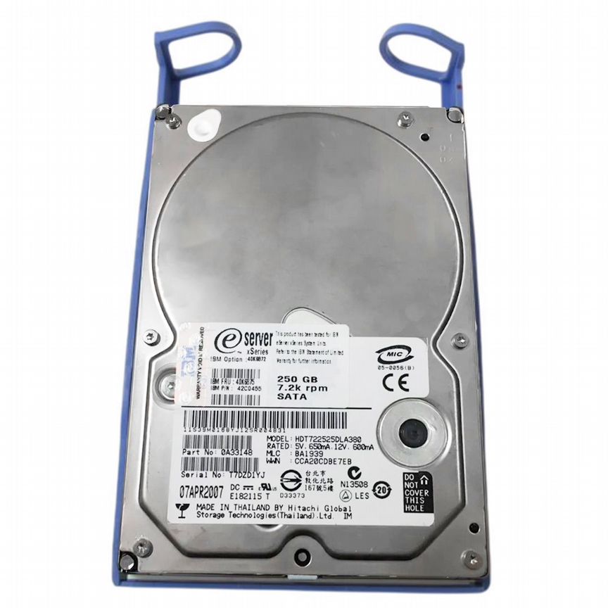 [40K6889] Жесткий Диск Ibm 40k6875 250gb Sata2 3.5" Hdd 40k6889