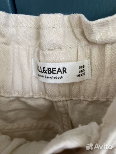 Шорты женские джинсовые pull and bear