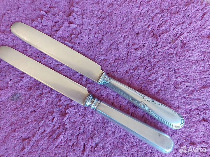 Россия серебряный нож 84 пр