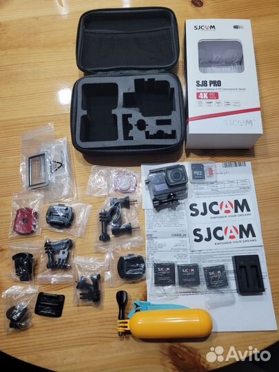 Экшн камера sjcam sj8 pro + 128gb