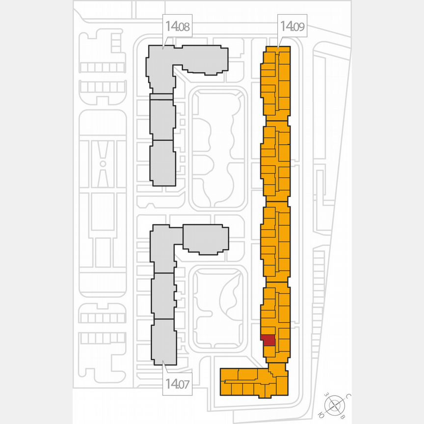 1-к. квартира, 40,3 м², 1/8 эт.