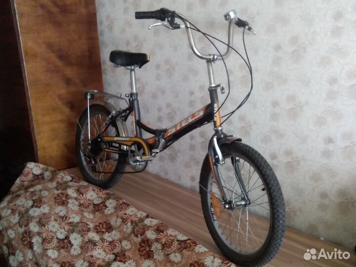 Велосипед взрослый,раскладной Стелс с насосом