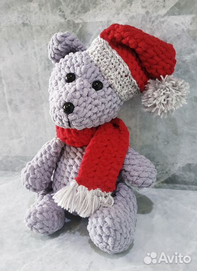 Мишка вязаный ручной работы