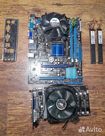 Комплект на 775 Q9400+8GB+550TI