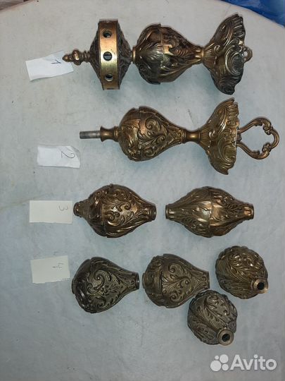 Запчасть накладка бронза люстра лампа