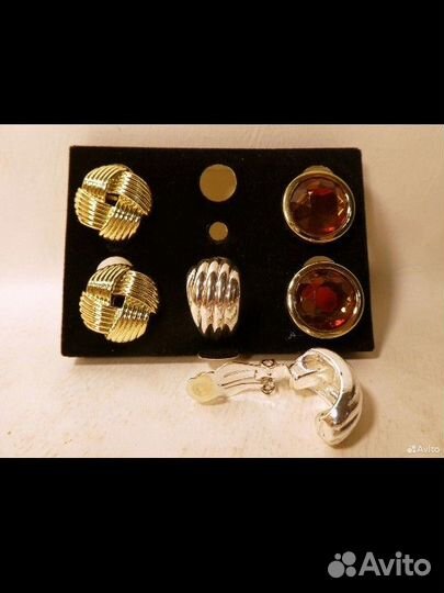 Серьги клипсы