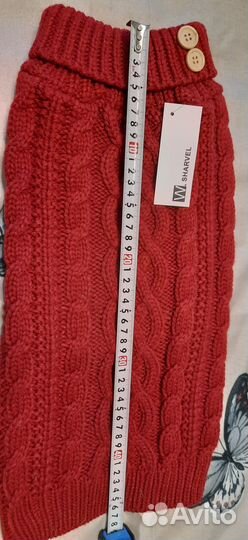 Свитер вязаный для собак средних и крупных пород