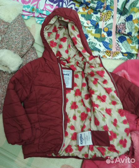 Ветровка, куртка, жилетка р.86 для девочки