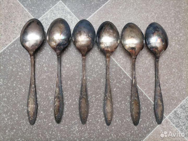 Ложки мельхиоровые СССР Кольчугино