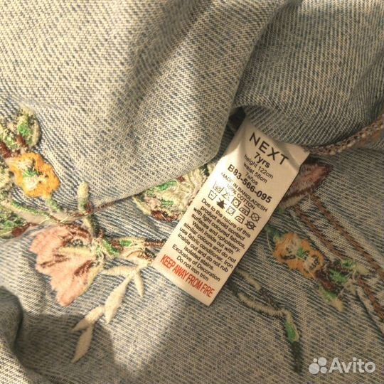 Куртка джинсовая на девочку 7лет. Next