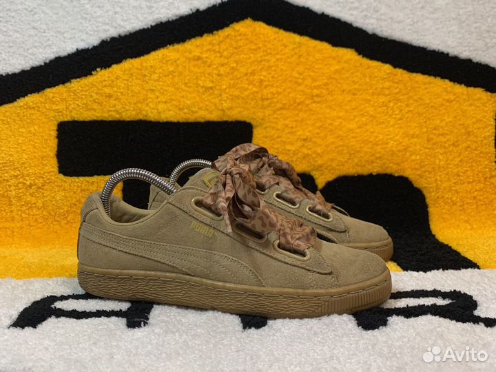 Кеды Puma Suede Heart Leopard 38,5 5uk оригинал