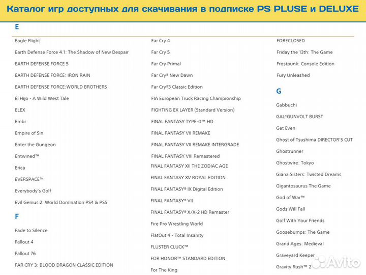 Подписка PS Plus сони плэйстейшен