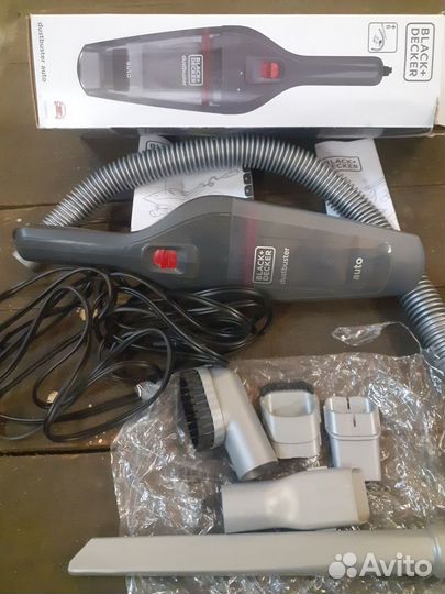 Автомобильный пылесос black decker новый