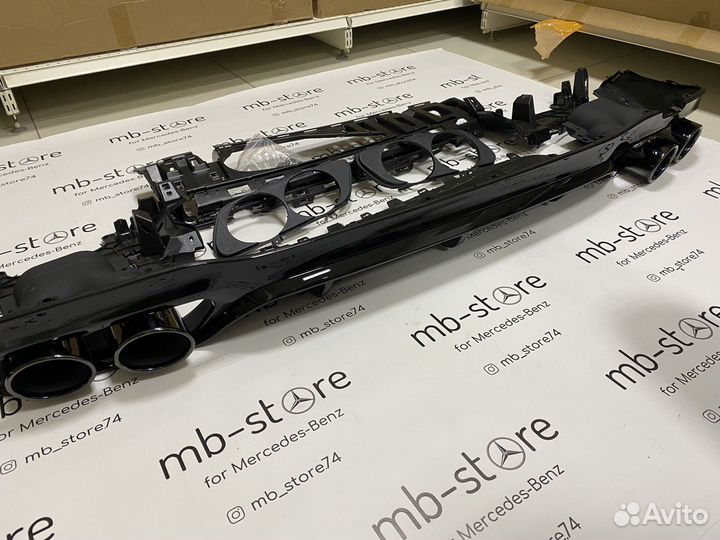 Диффузор Mercedes w213 5.3 AMG дорест