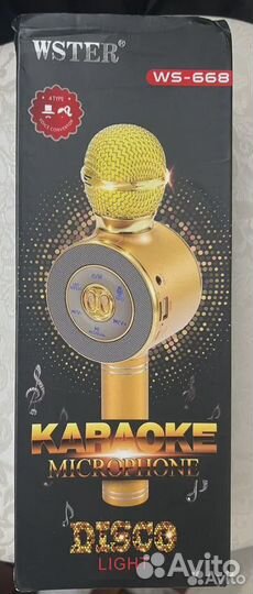 Беспроводной микрофон для караоке Wster WS-668