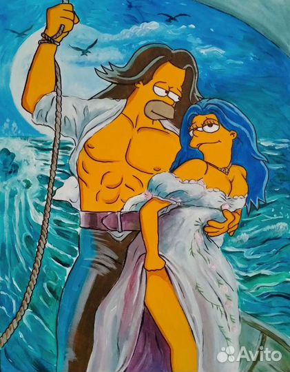 Картина Симпсоны