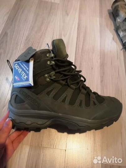 Ботинки берцы тактические Salomon олива
