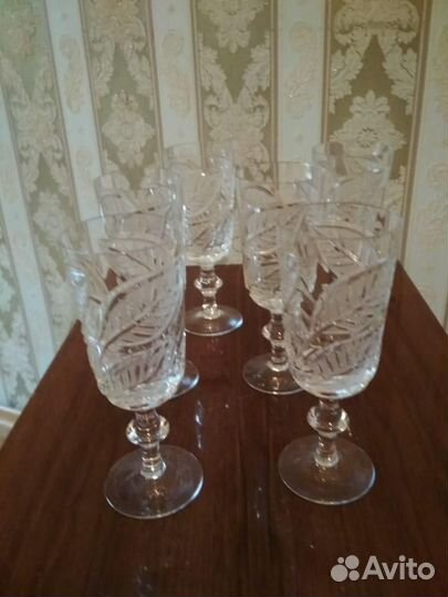 Хрустальные бокалы СССР