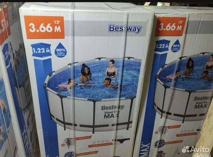 Каркасный бассейн новый