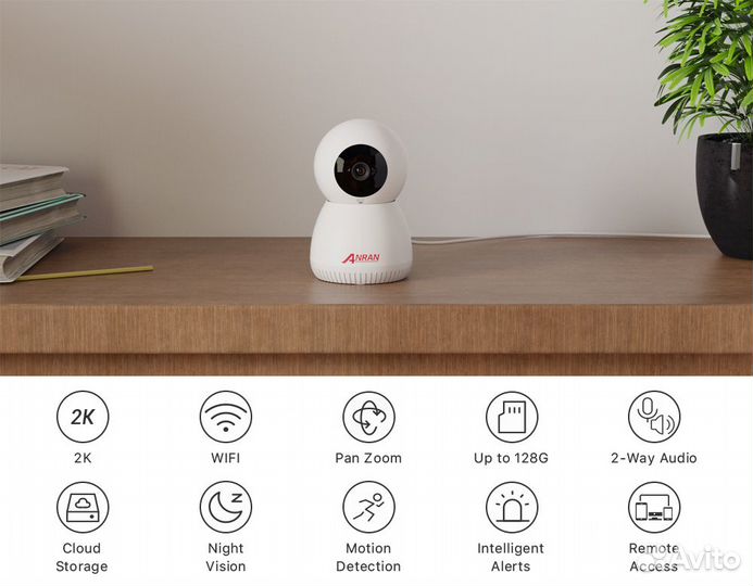 Камера видеонаблюдения anran 3MP