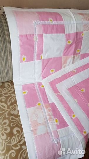 Покрывало лоскутное ручной работы