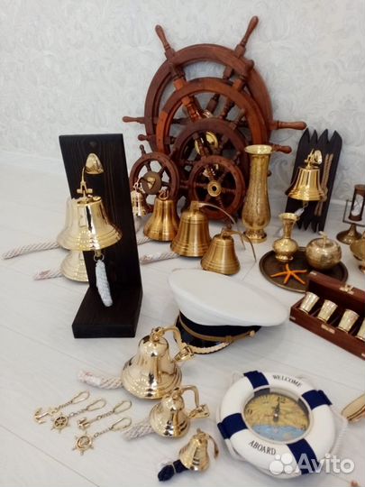 Якорь Штурвал Рында Фонарь в Ваш Морской интерьер