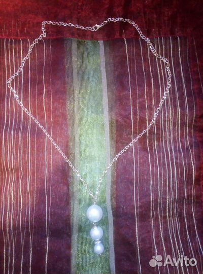 Цепочка с подвеской бижутерия