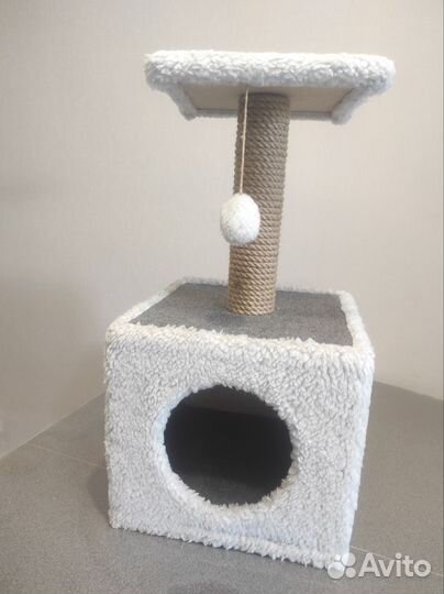 Когтеточка. Домик для кошки