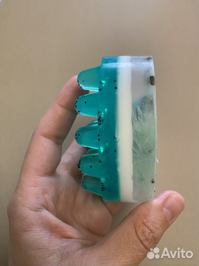 Мыло массажное с люфой(в ассортименте)