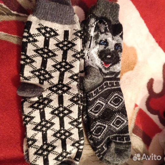 Шерстяные носки