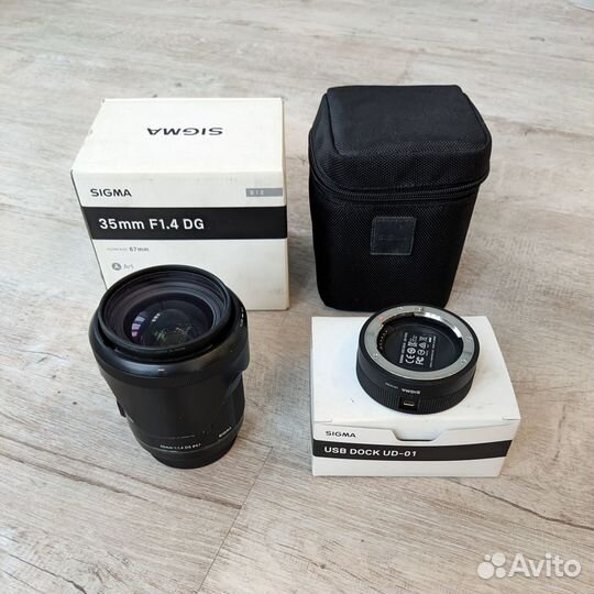 Объективы Sigma Art 35mm f1.4 для sony A