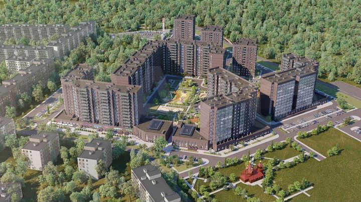 Квартира-студия, 29 м², 1/12 эт.