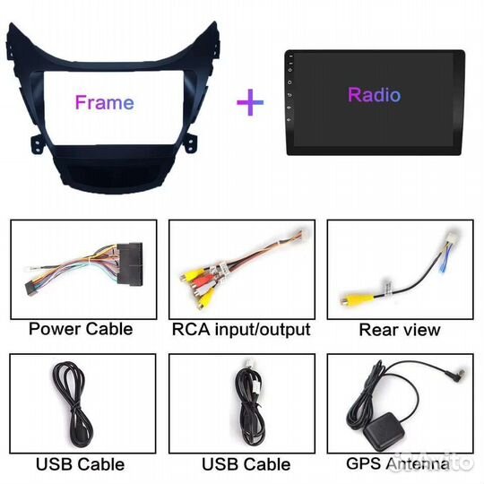 Автомагнитола для Hyundai Elantra/Avante 2010-2013