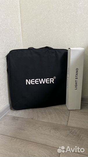 Кольцевая лампа 48см со штативом