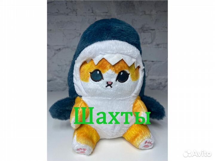 Мягкая игрушка кот акула розница / опт