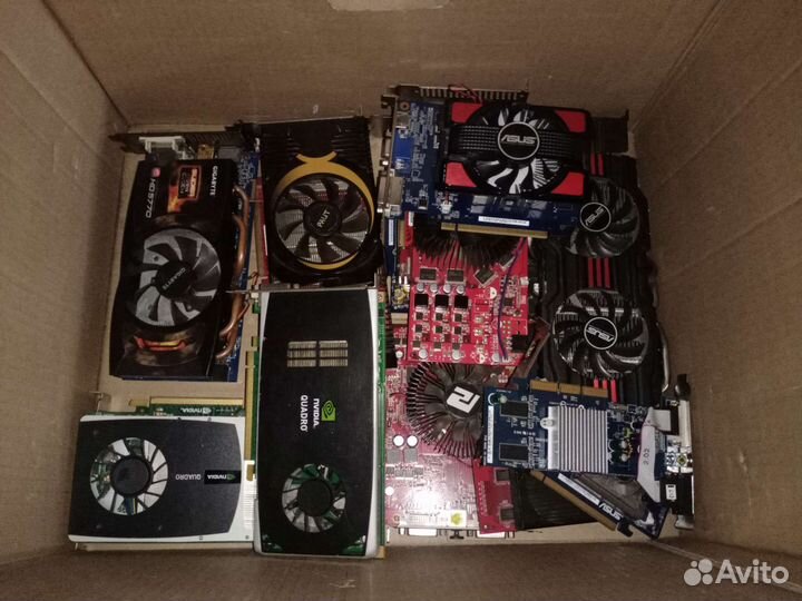 Видеокарты на запчасти
